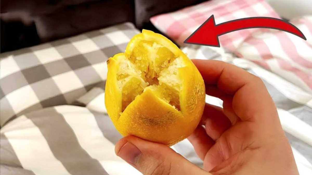 The Benefits Of Placing A Sliced Lemon Near Your Bed
