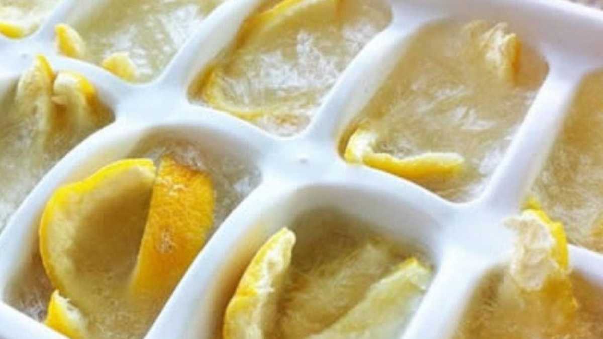 Lemons, because we all freeze them after we buy them: the surprising reason