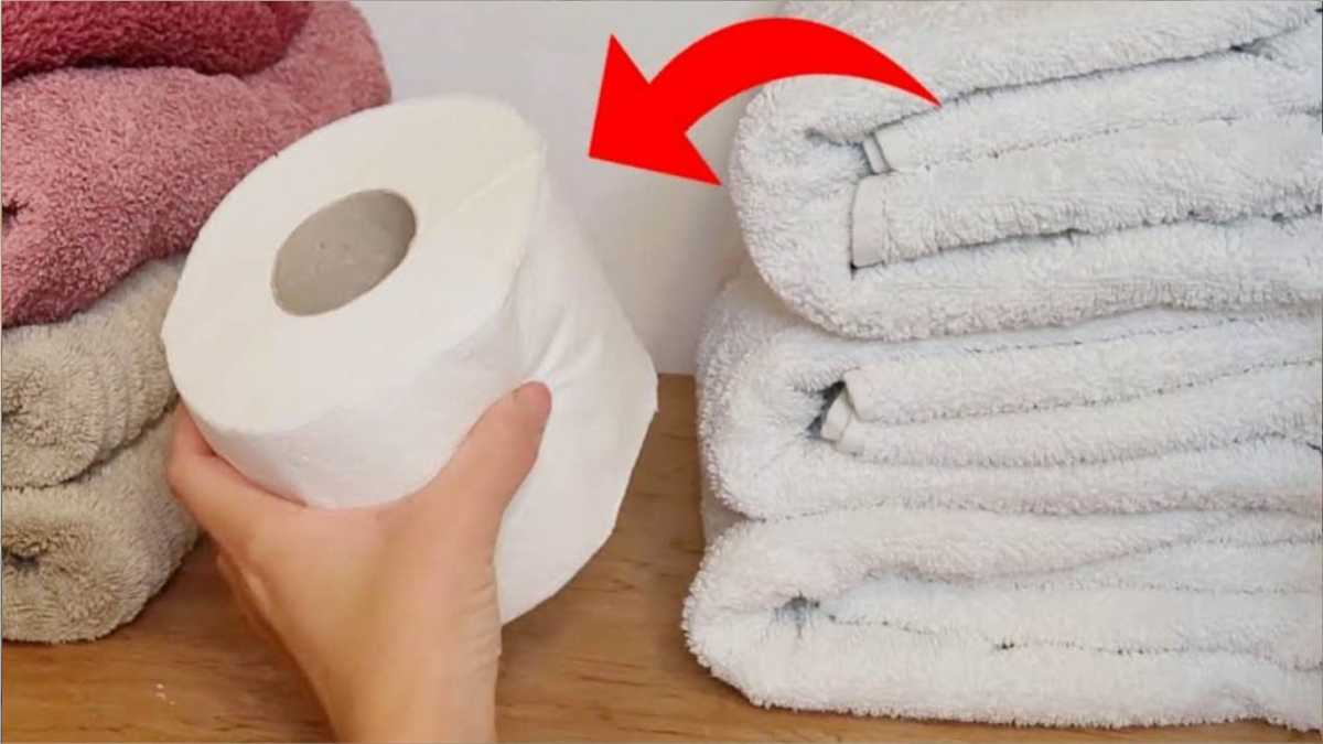 Put the roll of toilet paper in your closet - and you will be surprised by the result