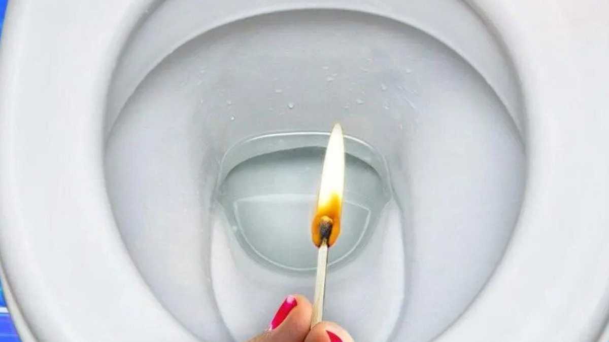 This is why you should Light a Match on the Toilet