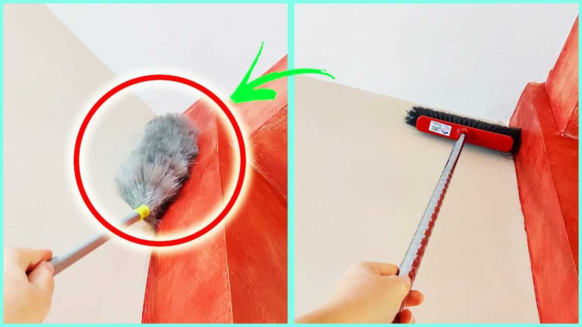 How to dust walls from top to bottom with a simple and time-saving method