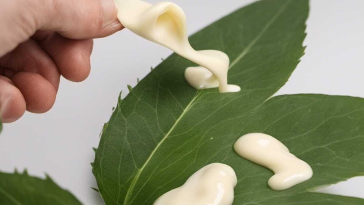 This is why you should put mayonnaise on your plants