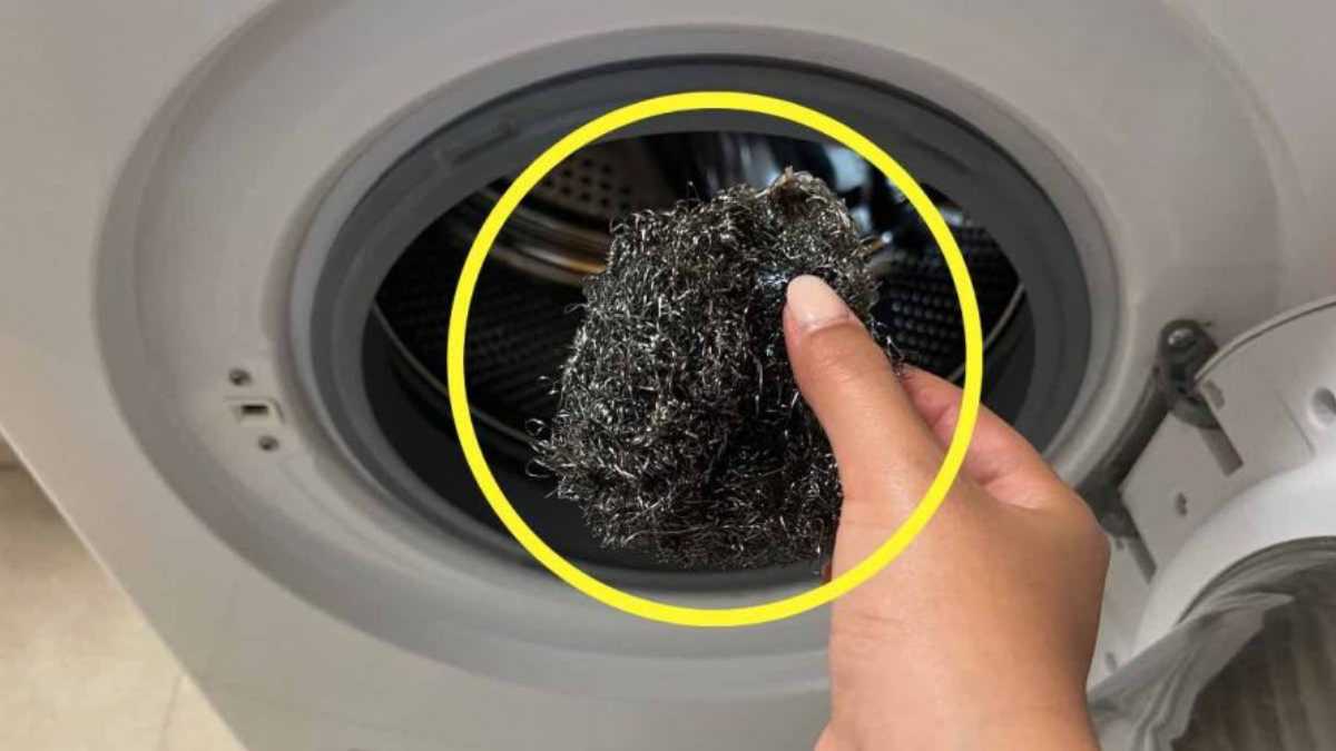 Reason Why You Should Put 1 Steel Wool in the Washing Machine