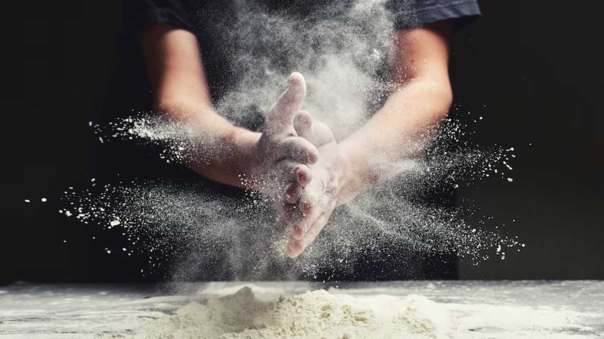 Not just for baking: you can also use flour at home