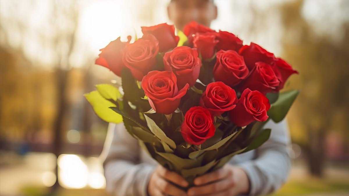 Roses for Valentine's Day: This means the number of roses in the bouquet