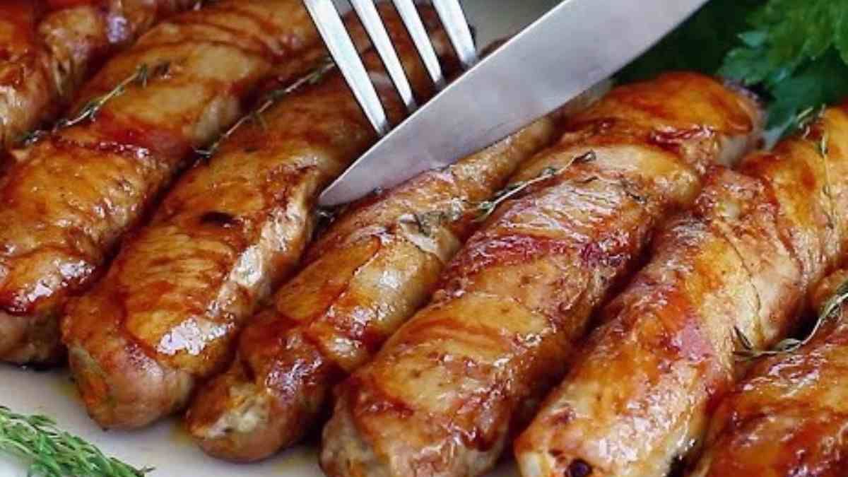 Bacon-Wrapped Pork Rolls