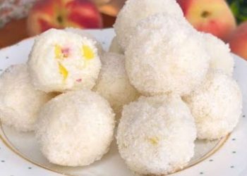 Coconut and Peach Truffles