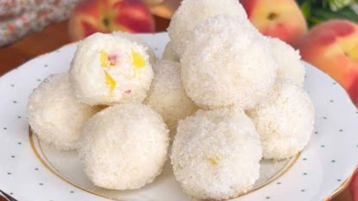 Coconut and Peach Truffles