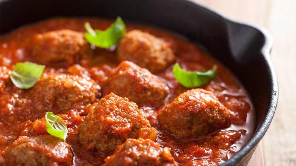 Cod Meatballs in Tomato Sauce