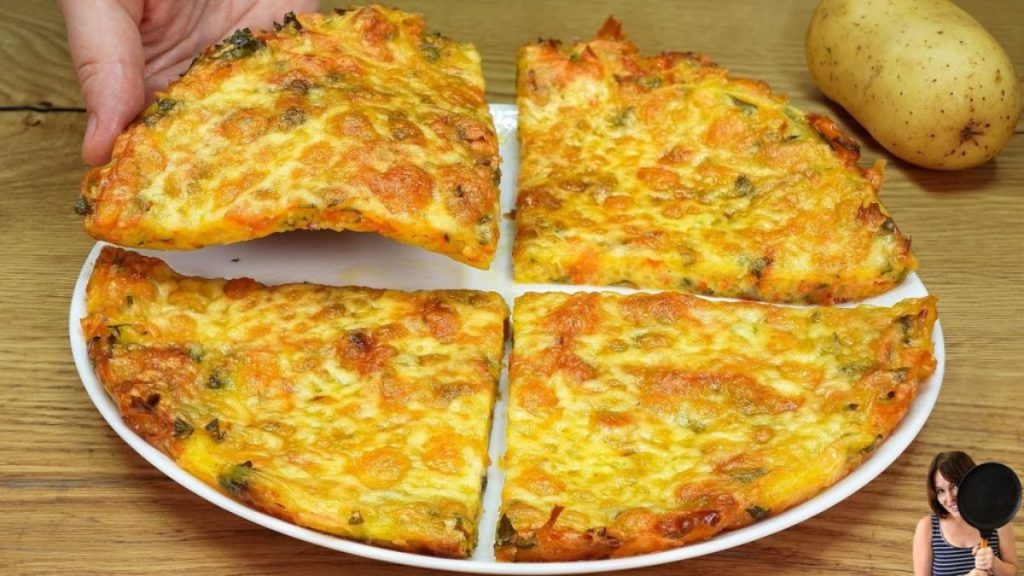 Delicious Savory Potato Pepper and Carrot Pizza Recipe