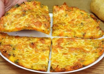 Delicious Savory Potato Pepper and Carrot Pizza Recipe