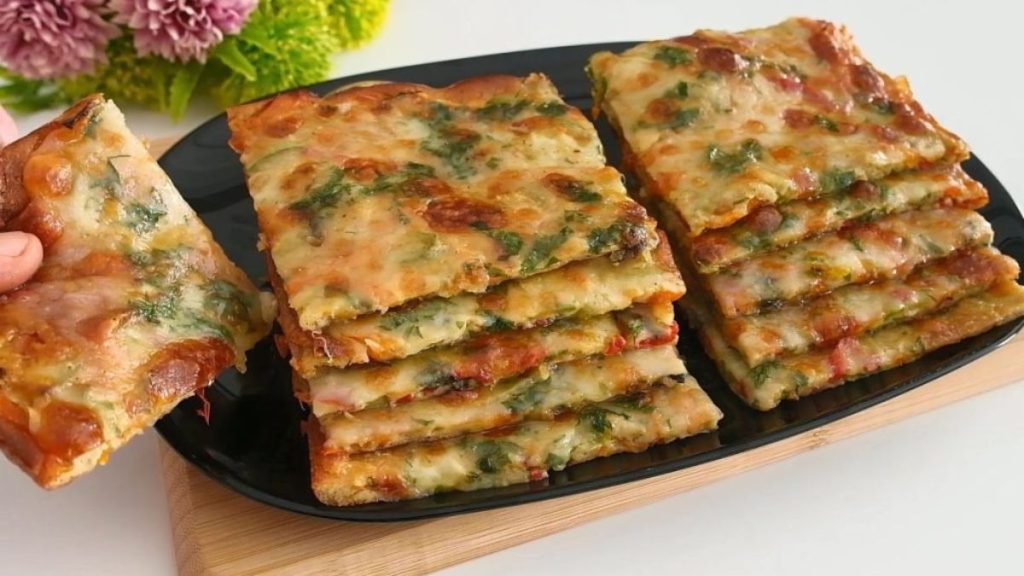 Low-Calorie Vegetable Pizza Bake