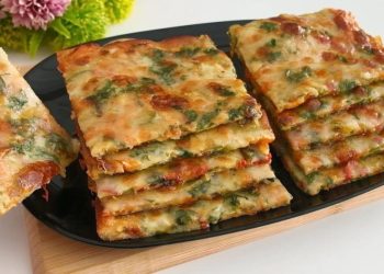 Low-Calorie Vegetable Pizza Bake