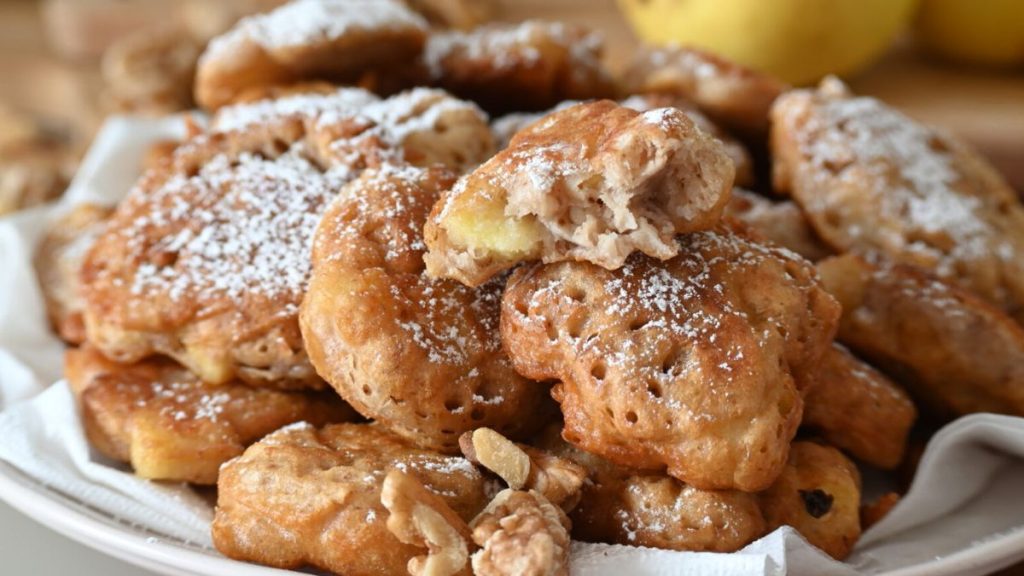 Apple and Walnut Fritters