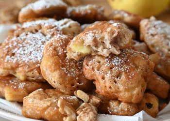 Apple and Walnut Fritters