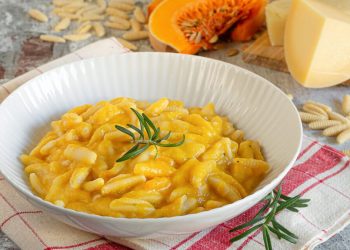 Cheesy Pumpkin Provolone Pasta