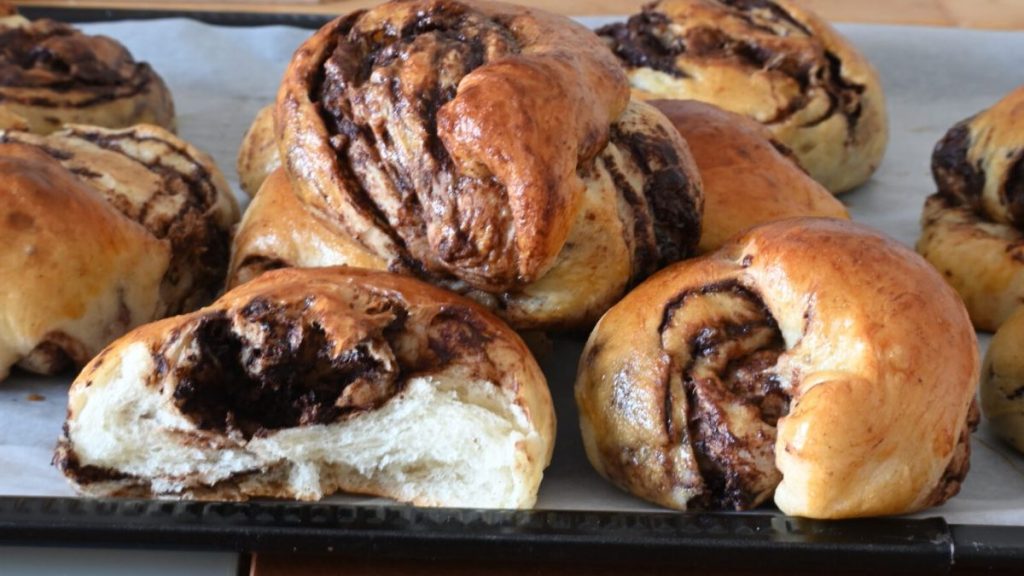 Chocolate Brioche Buns