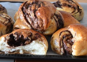 Chocolate Brioche Buns