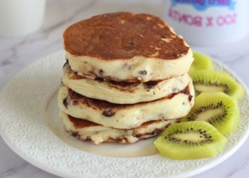 Greek Yogurt and Chocolate Chip Pancakes