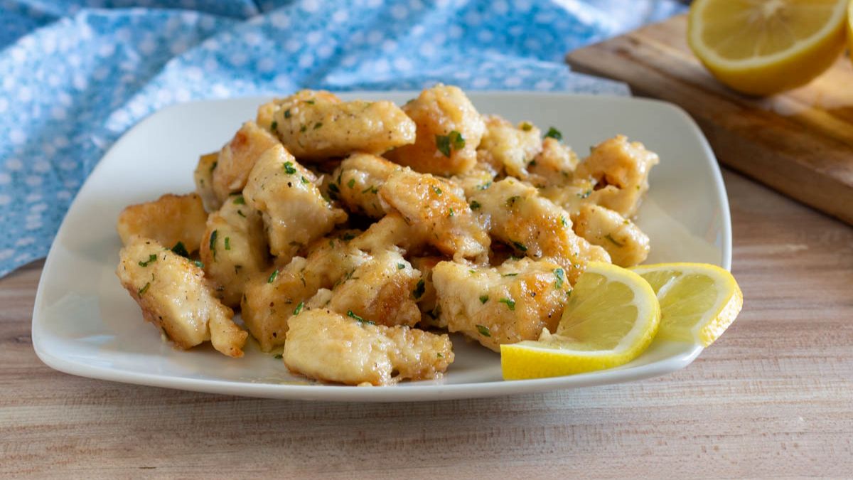 Lemon chicken nuggets