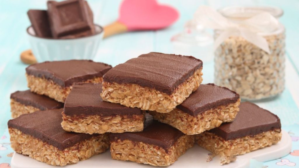 Peanut butter and chocolate bars