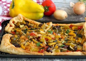 Vegetable Puff Pastry Tart