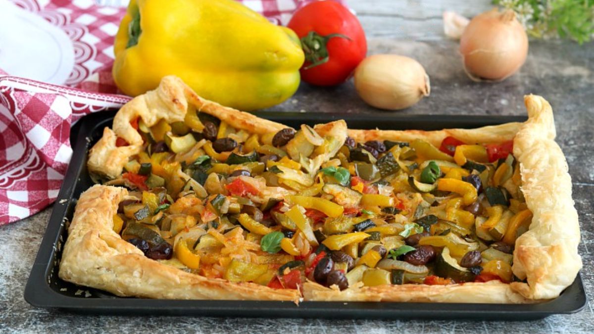 Vegetable Puff Pastry Tart