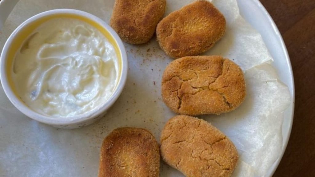 Baked Chickpea Nuggets