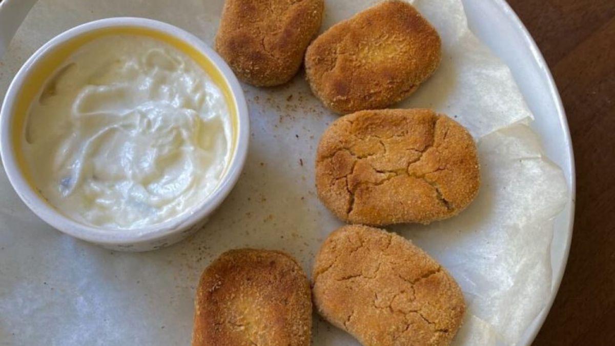 Baked Chickpea Nuggets