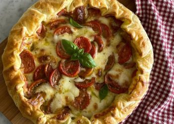 Caprese Savory Tart