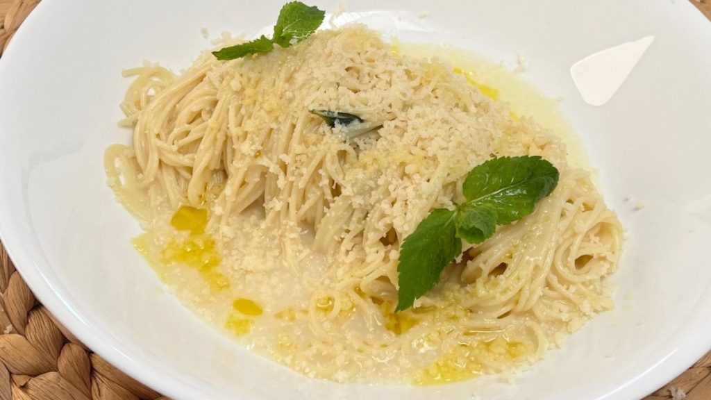 Creamy and fresh lemon Spaghetti