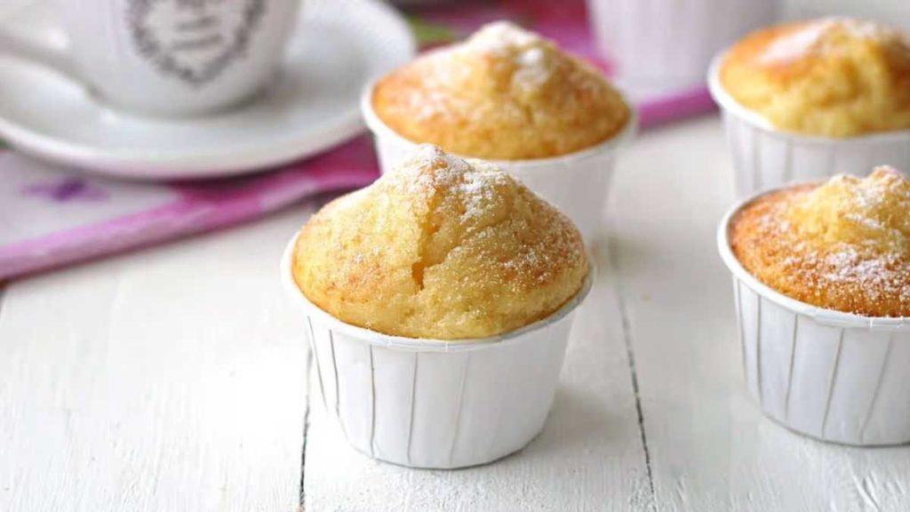 Muffins made with yogurt