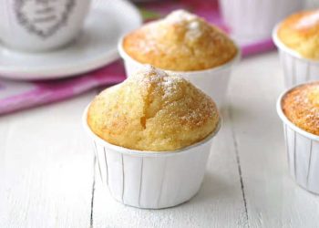 Muffins made with yogurt