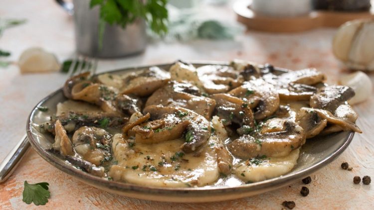 Mushroom Chicken Scallopini Recipe