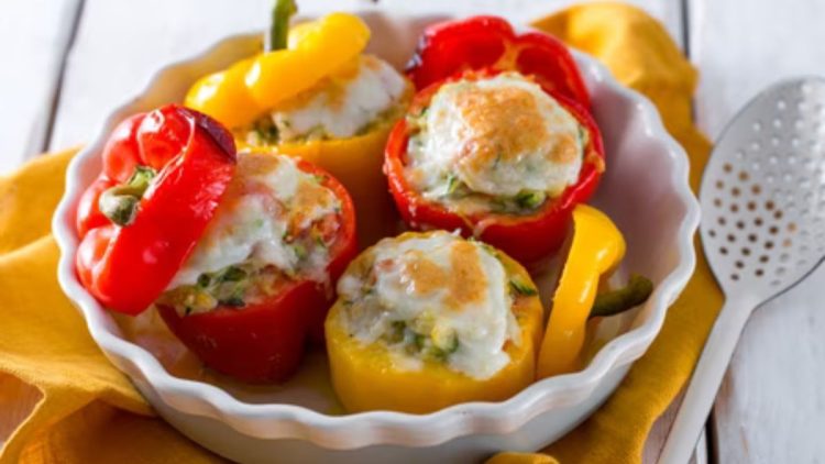 Vegetarian stuffed peppers