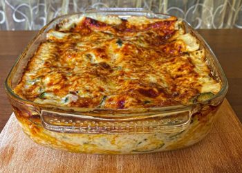 Vegetarian zucchini lasagna