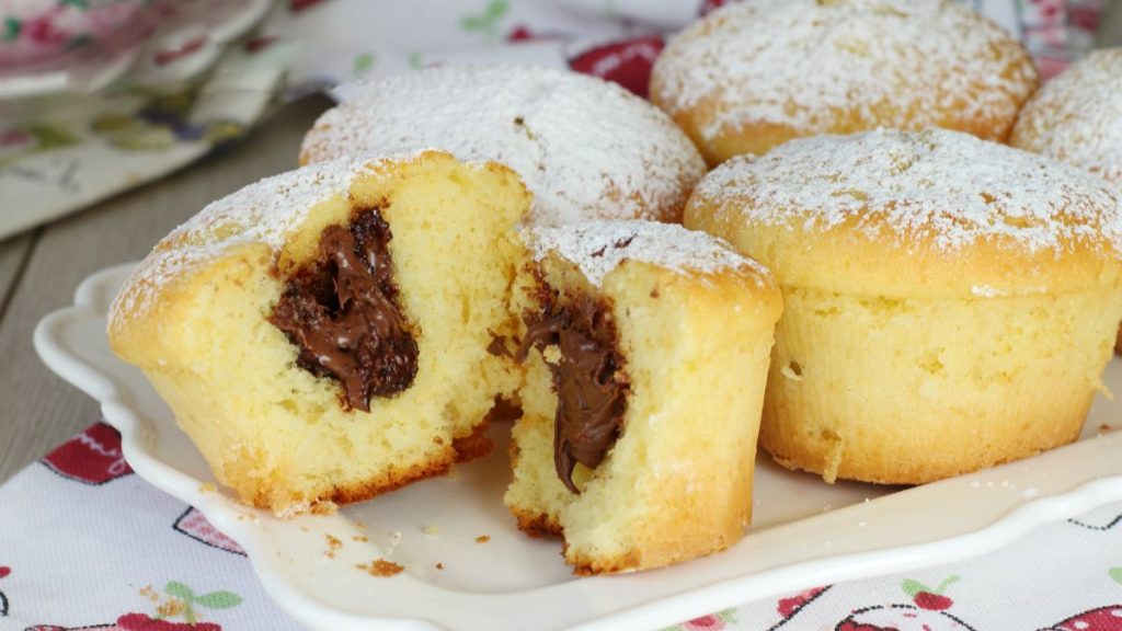 Yogurt Nutella Muffins