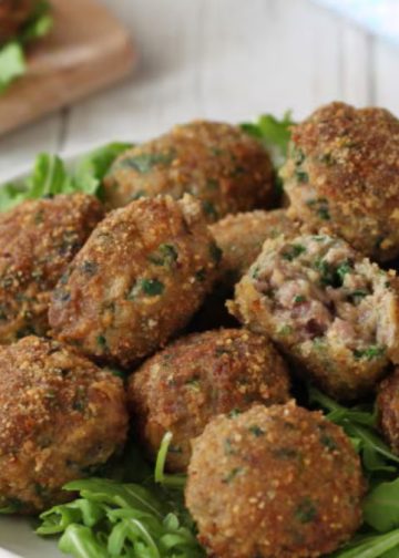 Arugula Meatballs