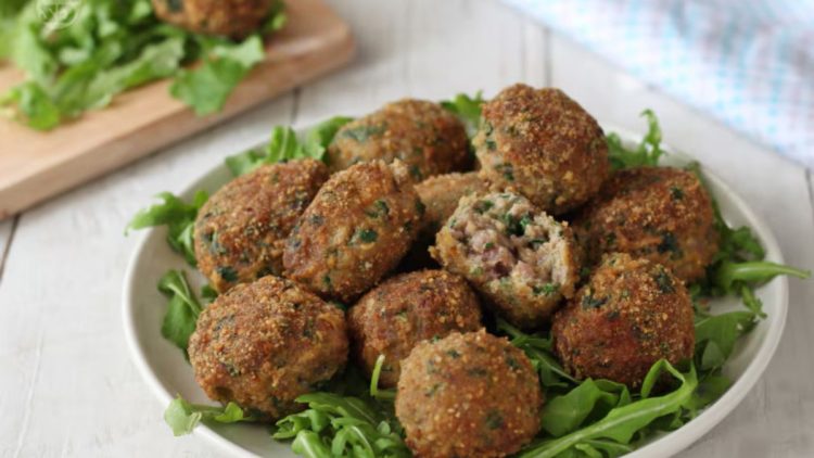 Arugula Meatballs