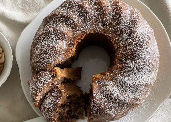 Bundt Cake With Chestnut Flour And Chocolate