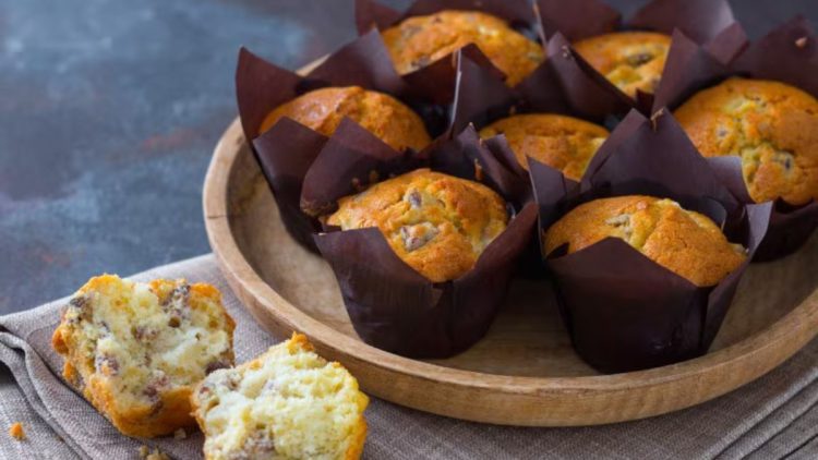 Delicious Pear Chestnut Mini Muffins