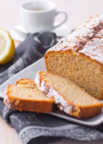 Healthy lemon Loaf Cake