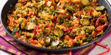 Paella vegetariana