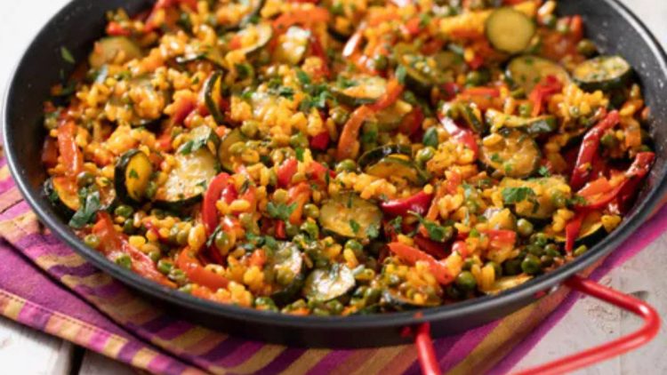 Paella vegetariana