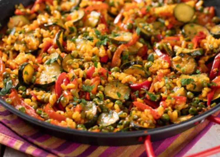 Paella vegetariana