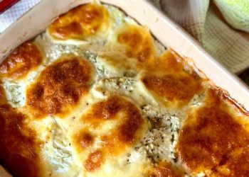 Potato Lasagne with Savoy Cabbage